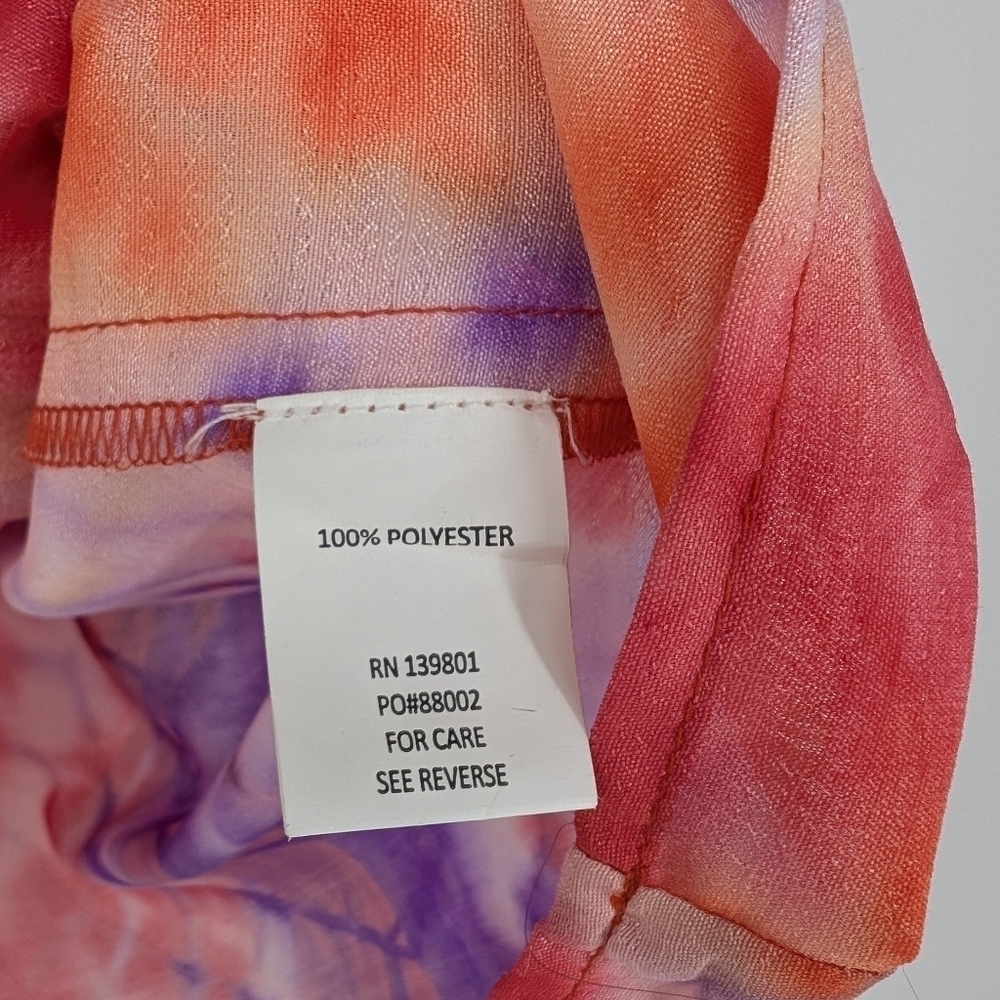 Zero Degrees Celsius Blouse Colorful Anthropologie Boho Tie-Dye - Picture 7 of 7